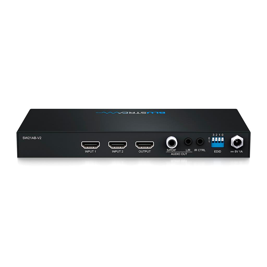 SWITCHER VIDEO HDMI 2 A 1 C/AUDIO INDEP UHD/4K HDCP2.2 BLUESTREAM