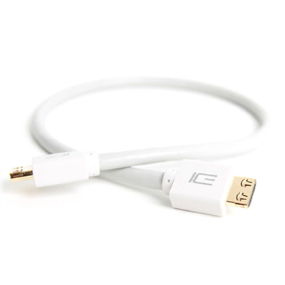 CABLE HDMI ALTA VEL 4K/60 C/ETHERNET 1MTS BLANCO ICE